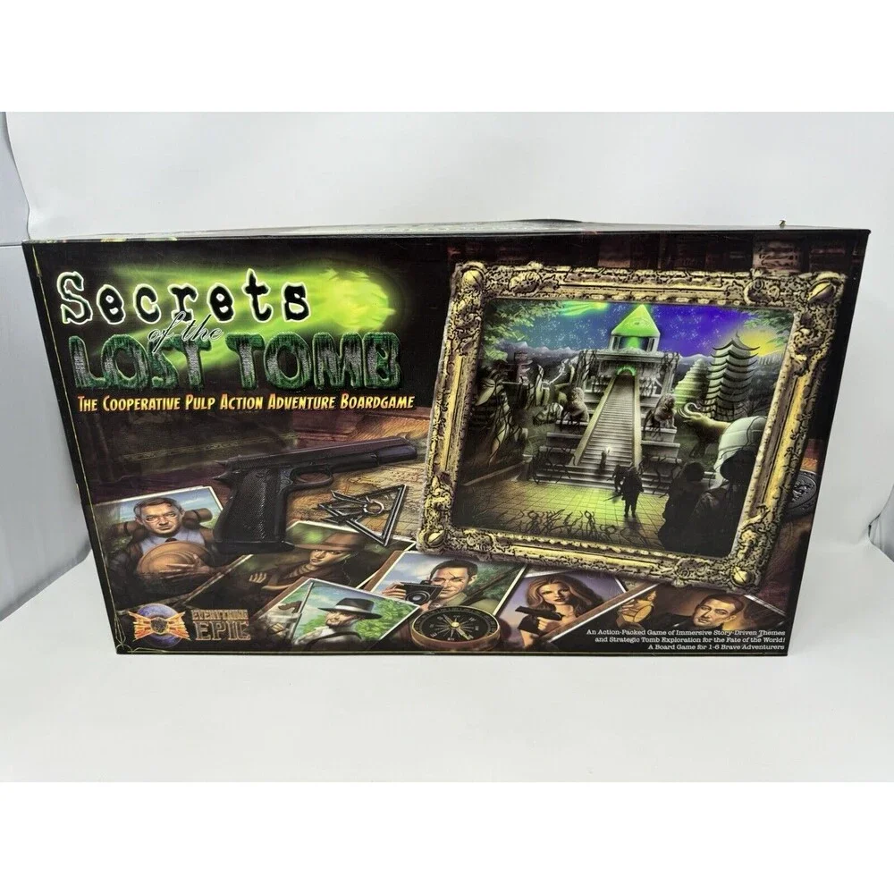 Secrets Of The Lost Tomb 1st Edition Everything Epic Adventure Game Complete!